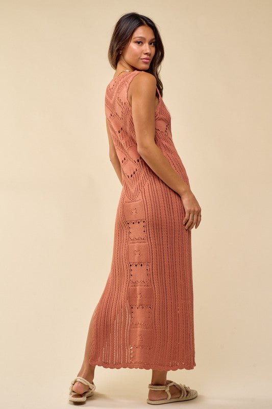 Sedona Crochet Midi Dress