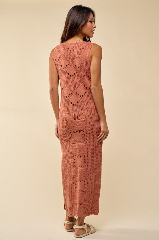 Sedona Crochet Midi Dress