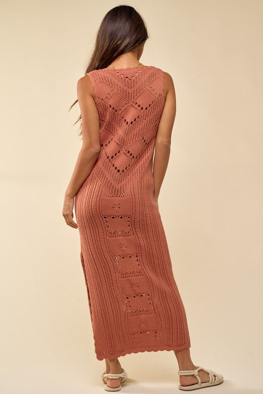 Sedona Crochet Midi Dress