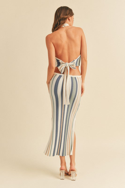Come And Get It Tie-Back Cut-Out Midi Dress