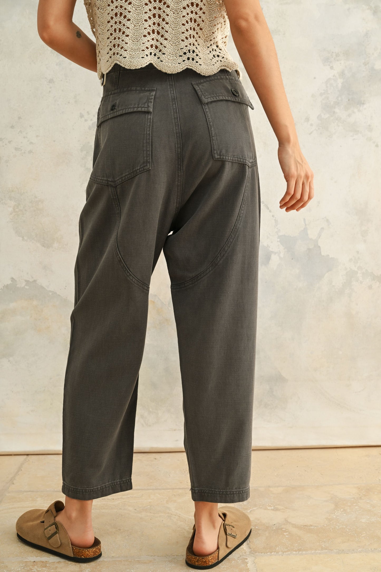 Slow Down Tencel loose pants