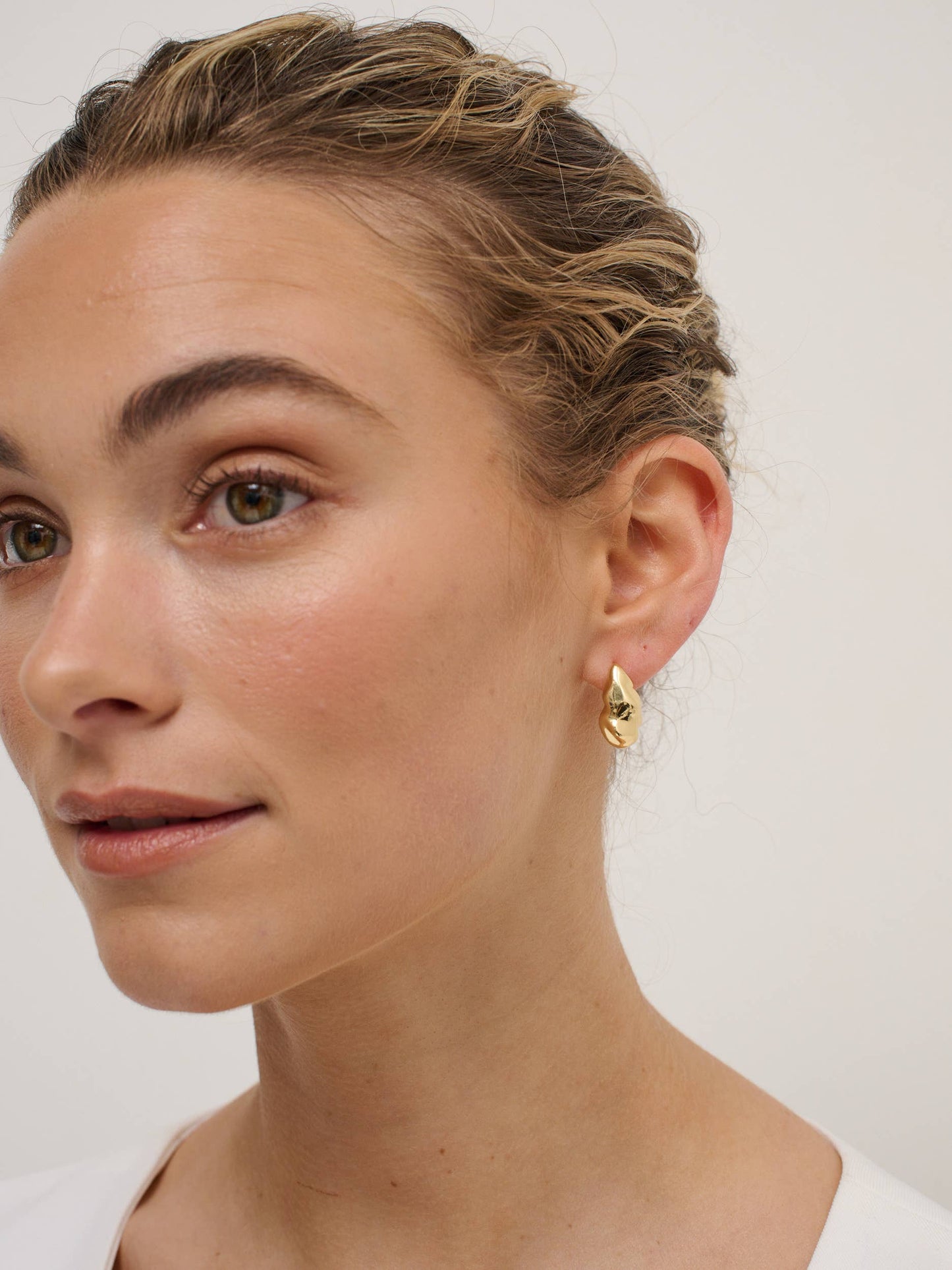 Statement Chunky 18K Gold Plated Earrings