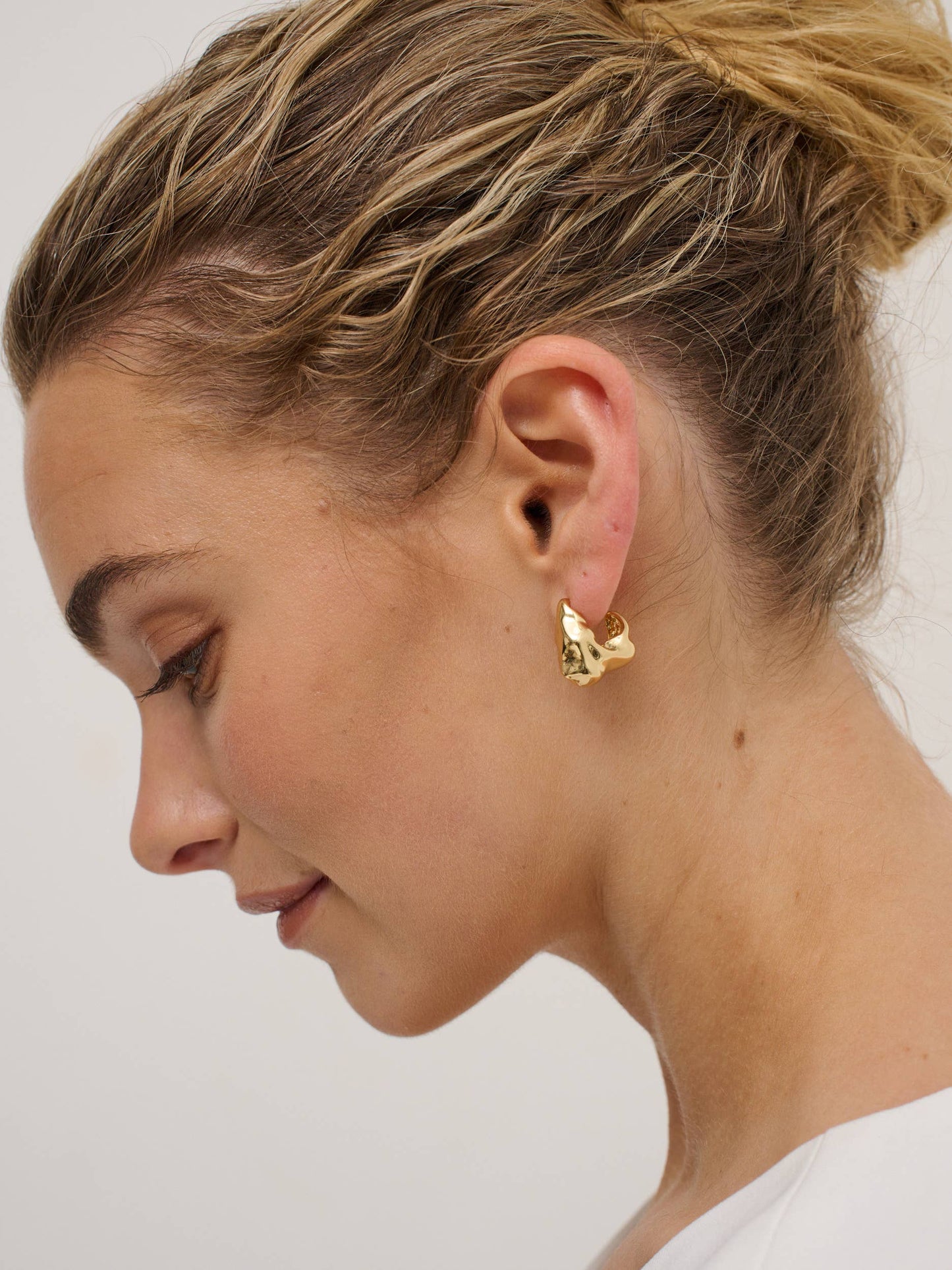 Statement Chunky 18K Gold Plated Earrings