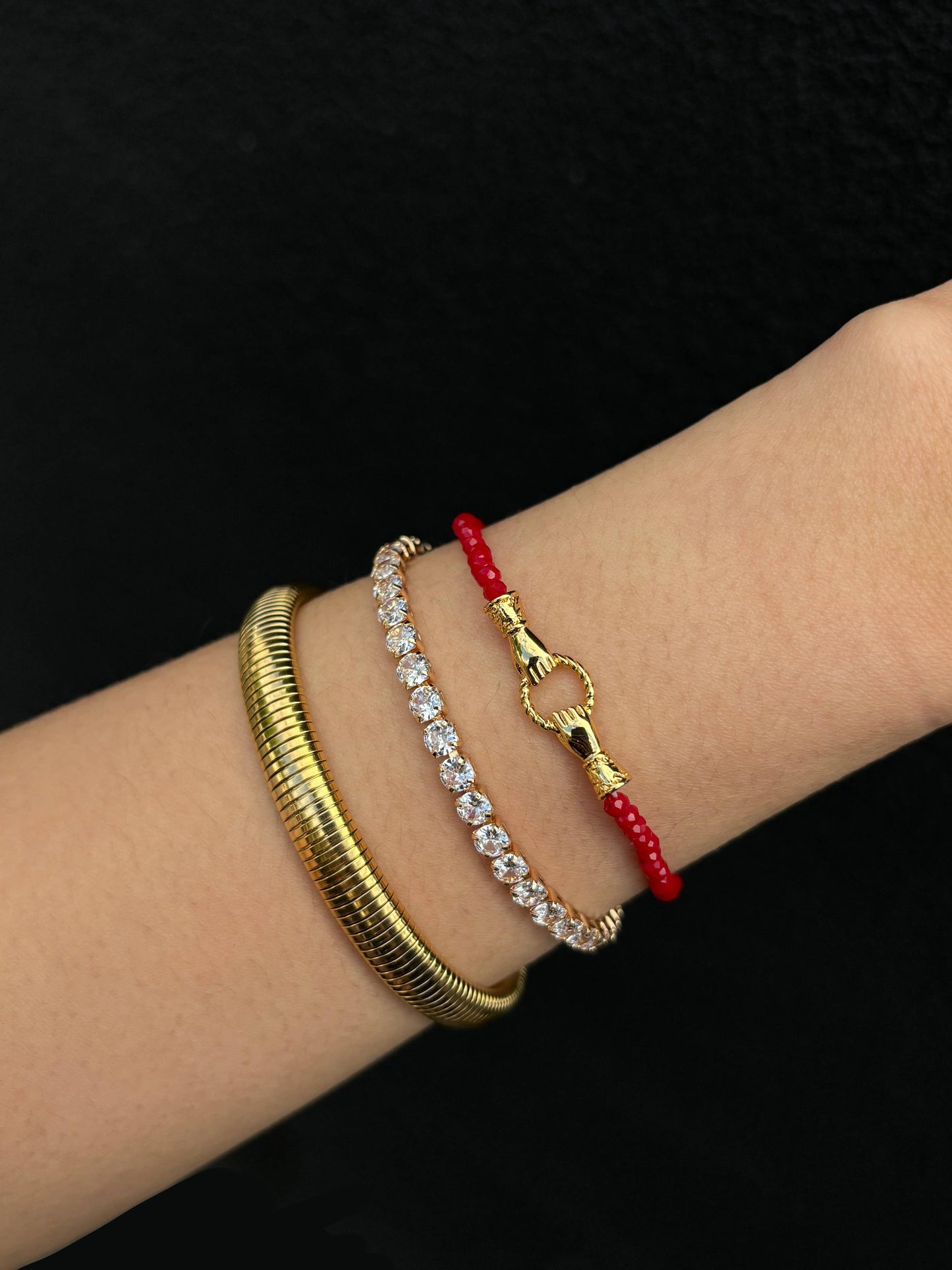 Snake Chain 18K Gold Plated Bracelet