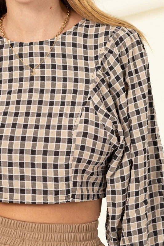 Charmed Checkered Top