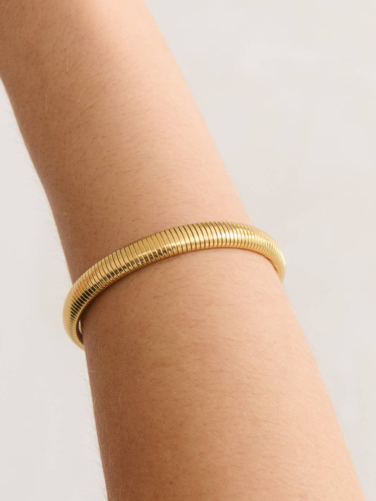 Snake Chain 18K Gold Plated Bracelet