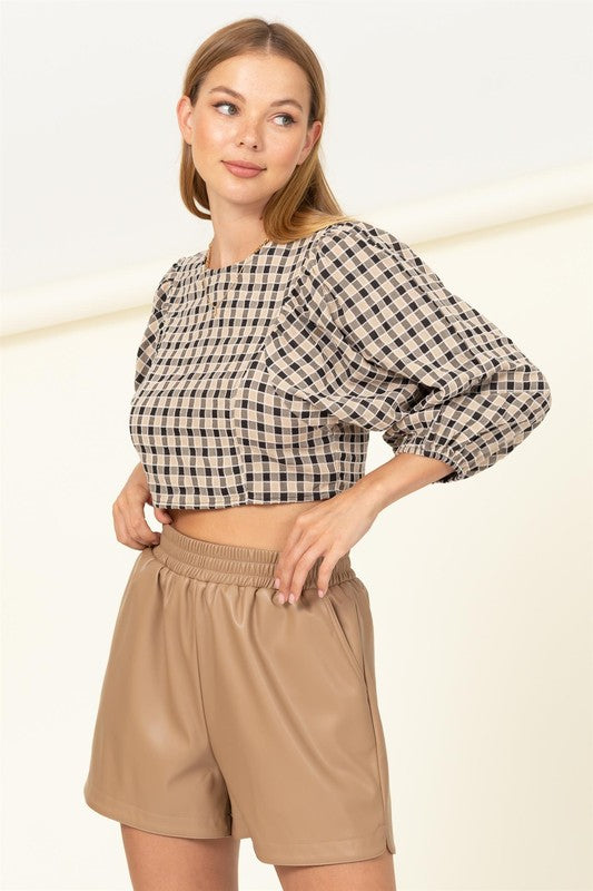 Charmed Checkered Top