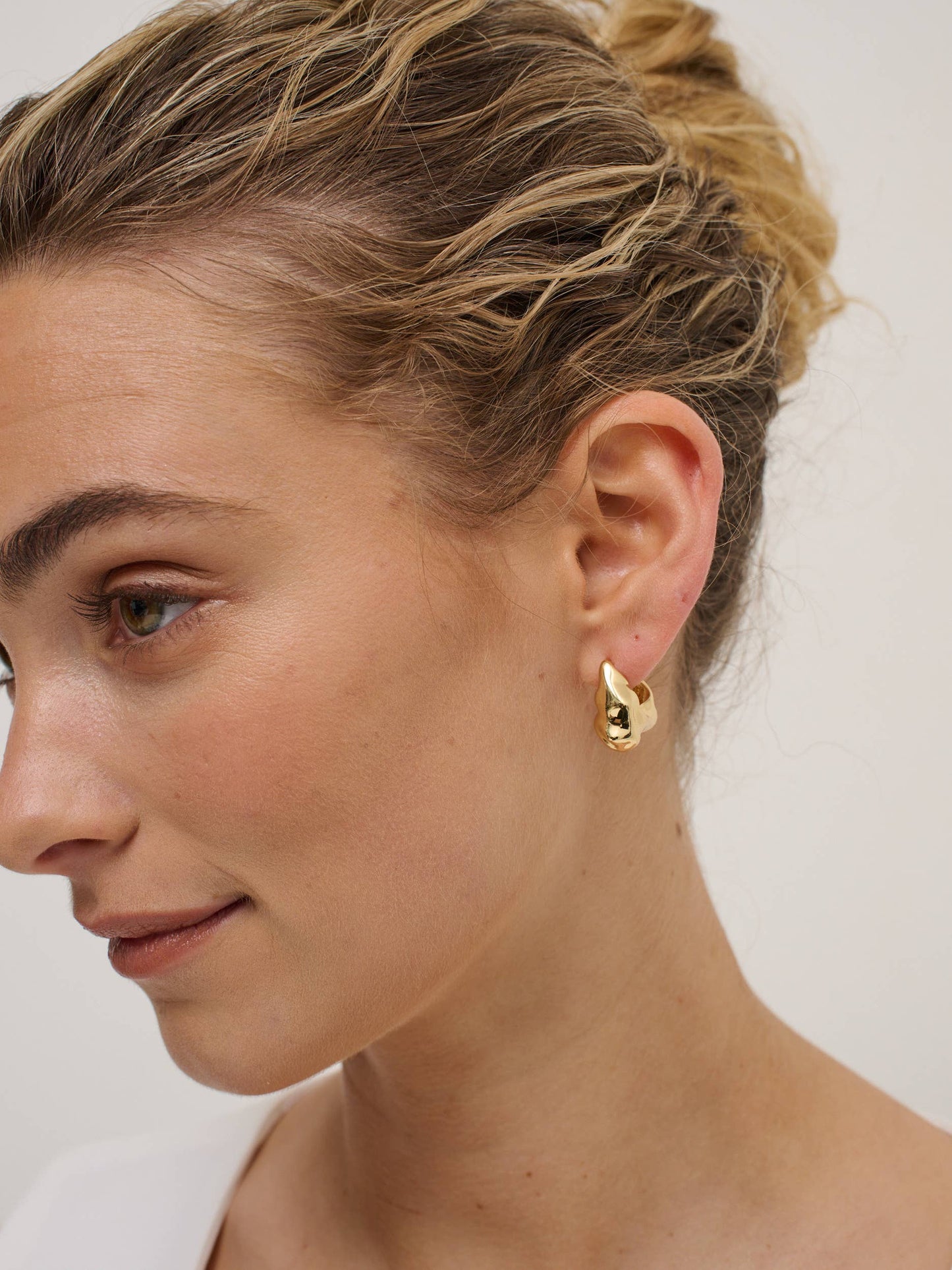Statement Chunky 18K Gold Plated Earrings