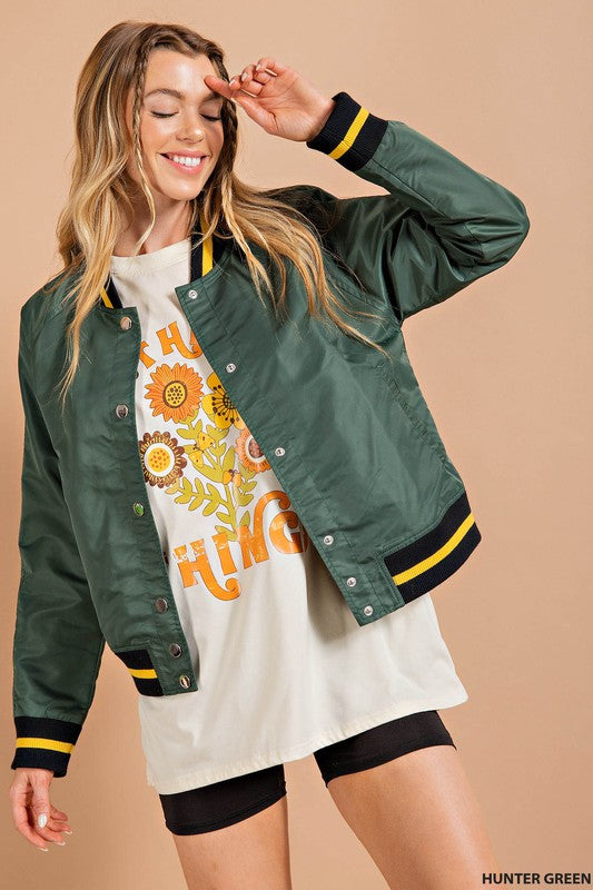 Varsity Baseball Bomber Jacket
