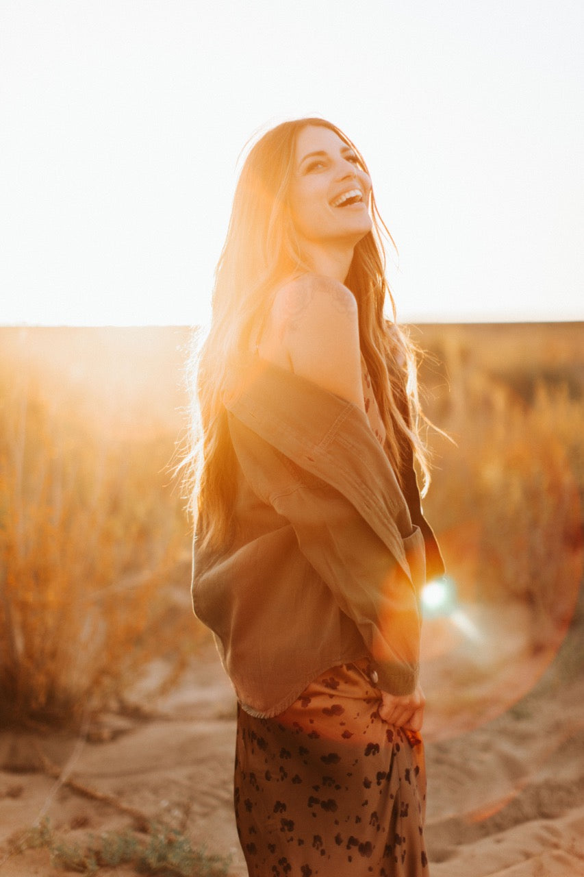 Washed Cotton Casual Shacket