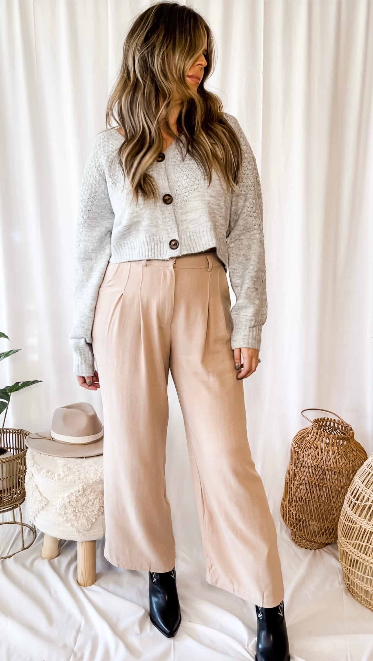 High Waisted Trousers