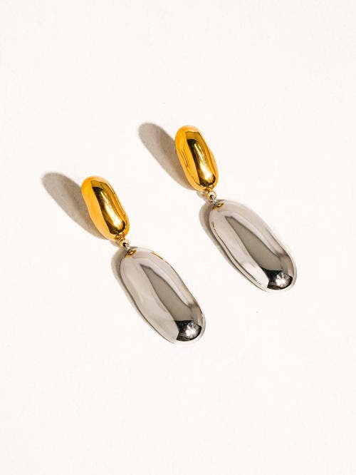 Gemali 18K Non-Tarnish Classic Drop Earring: Multi-Colored