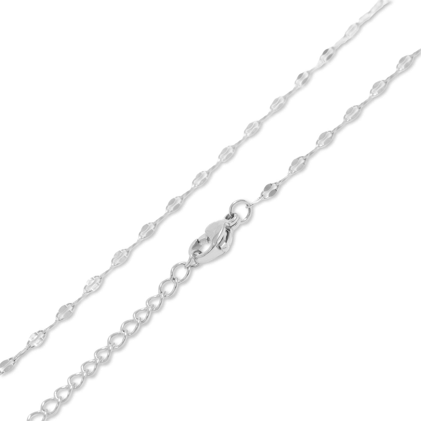 18K Gold PVD Stainless Steel Full Body Chain: Stainless