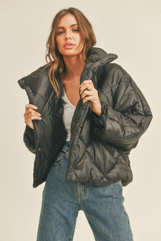 Ride Or Die Quilted Nylon Jacket