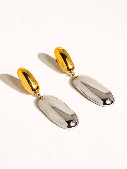 Gemali 18K Non-Tarnish Classic Drop Earring: Multi-Colored