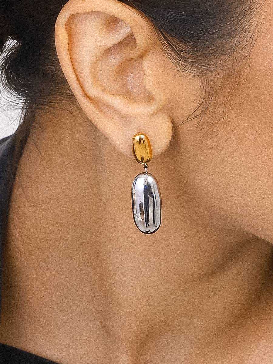 Gemali 18K Non-Tarnish Classic Drop Earring: Multi-Colored