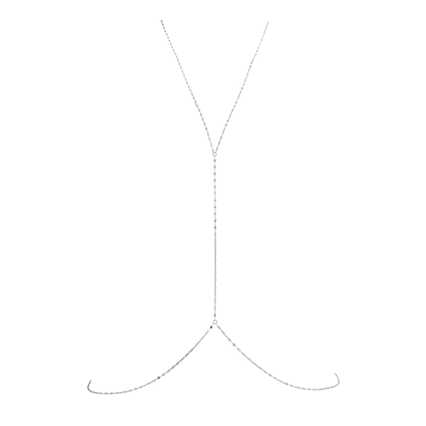 18K Gold PVD Stainless Steel Full Body Chain: Stainless