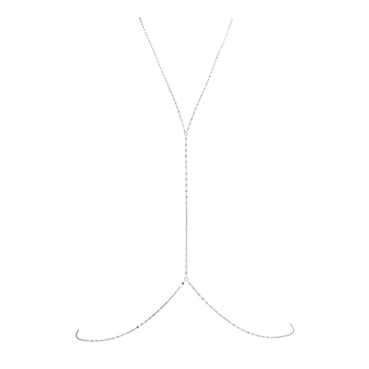 18K Gold PVD Stainless Steel Full Body Chain: Stainless
